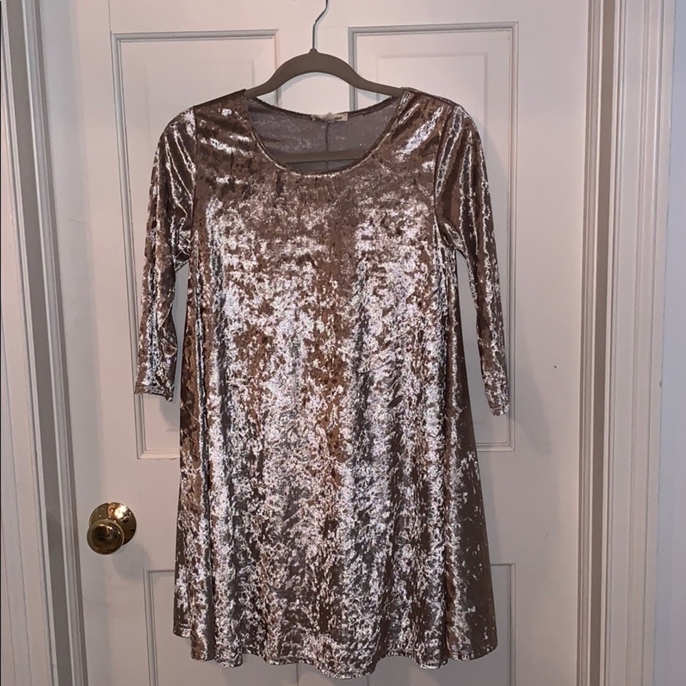 Rolla Coster Gold Velvet Dress